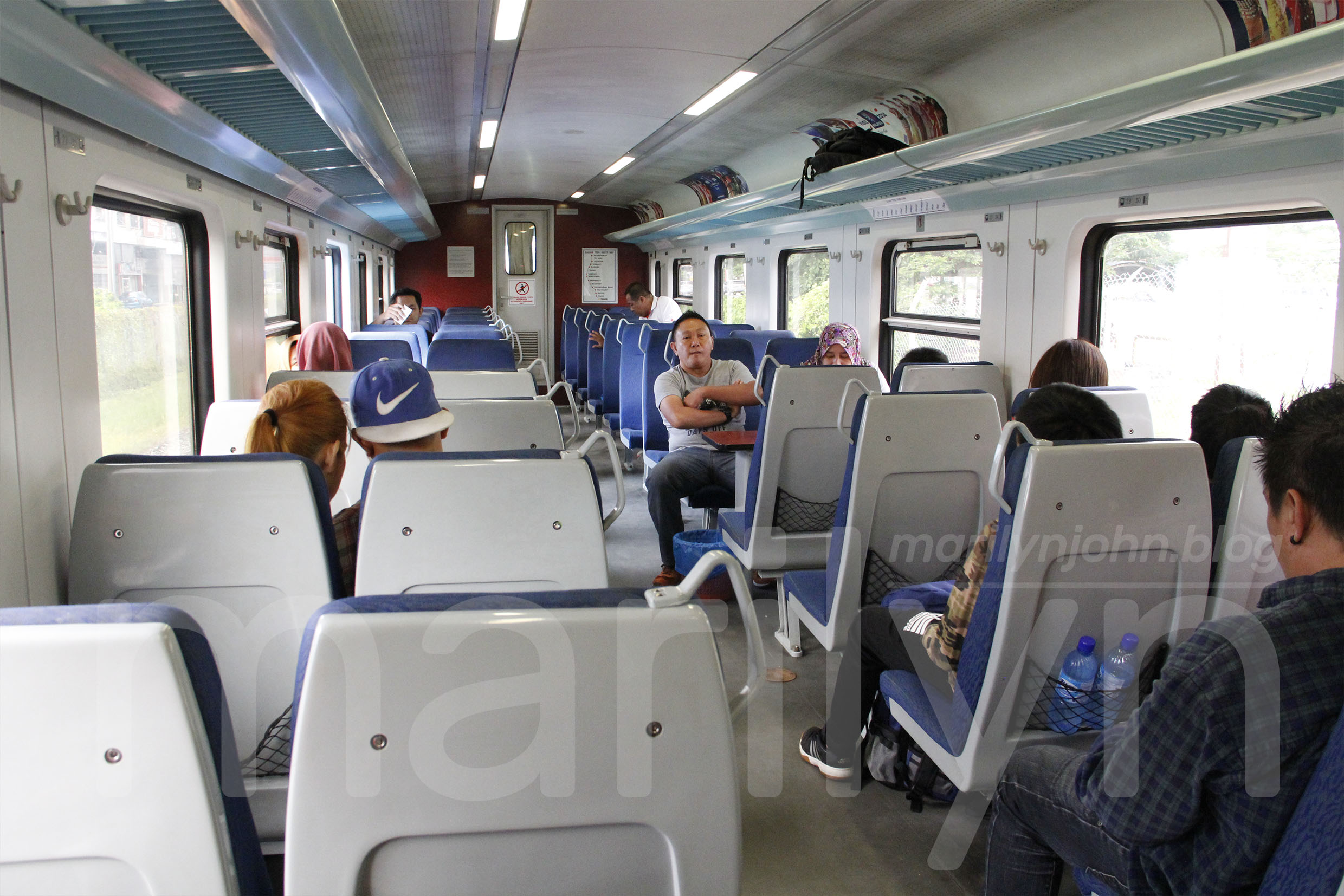 Interior of Sabah train